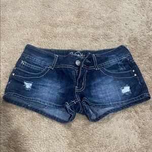 Vanity Dark Blue Jean Shorts